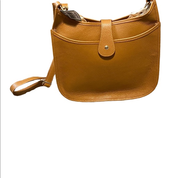 New with tags German Fuentes Grand Leather Bag in Mocha - Picture 3 of 8